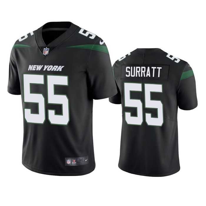 Men & Women & Youth New York Jets #55 Chazz Surratt Black Vapor Untouchable Limited Stitched Jersey->new york jets->NFL Jersey
